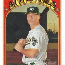 Matt Chapman 2021 Topps Heritage #123 Oakland Athletics Baseball Card