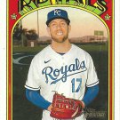 Hunter Dozier 2021 Topps Heritage #203 Kansas City Royals Baseball Card