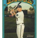 Keston Hiura 2021 Topps Heritage #177 Milwaukee Brewers Baseball Card