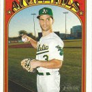 Tommy La Stella 2021 Topps Heritage #60 Oakland Athletics Baseball Card