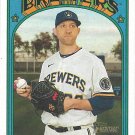 Josh Lindblom 2021 Topps Heritage #289 Milwaukee Brewers Baseball Card