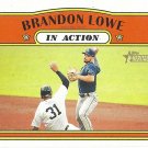 Brandon Lowe 2021 Topps Heritage #242 Tampa Bay Rays Baseball Card