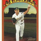 Jesus Luzardo 2021 Topps Heritage #160 Oakland Athletics Baseball Card