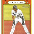 Starling Marte 2021 Topps Heritage #132 Miami Marlins Baseball Card