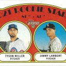 Tyson Miller, Jimmy Lambert 2021 Topps Heritage Rookie #261 Cubs, White Sox Baseball Card