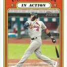 Yadier Molina 2021 Topps Heritage #18 St. Louis Cardinals Baseball Card Yadier Molina 2021 Topps Heritage #18 St. Louis Cardinals Baseball Card