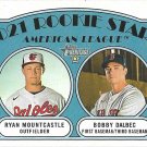 Ryan Mountcastle, Bobby Dalbec 2021 Topps Heritage Rookie #185 Orioles, Red Sox Baseball Card