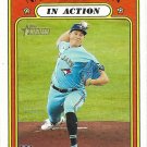 Nate Pearson 2021 Topps Heritage Rookie #302 Toronto Blue Jays Baseball Card