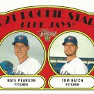 Nate Pearson, Tom Hatch 2021 Topps Heritage Rookie #301 Toronto Blue Jays Baseball Card Nate Pearson, Tom Hatch 2021 Topps Heritage Rookie #301 Toronto Blue Jays Baseball Card