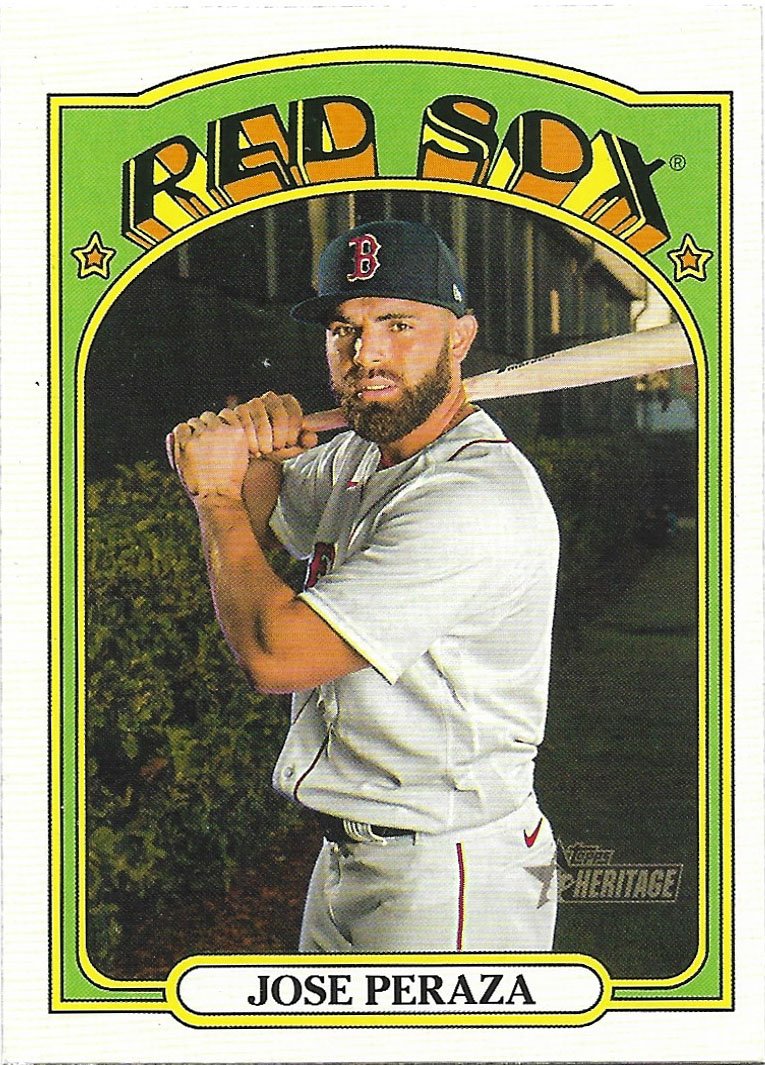  2021 Topps Heritage #298 Jose Ramirez Cleveland