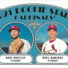 Kodi Whitley, Roel Ramirez 2021 Topps Heritage Rookie #303 St. Louis Cardinals Baseball Card