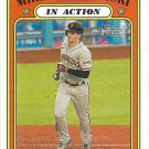 Mike Yastrzemski 2021 Topps Heritage #136 San Francisco Giants Baseball Card