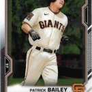 Patrick Bailey 2021 Bowman Chrome Prospects #BCP-108 San Francisco Giants Baseball Card