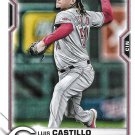 Luis Castillo 2021 Bowman #55 Cincinnati Reds Baseball Card Luis Castillo 2021 Bowman #55 Cincinnati Reds Baseball Card
