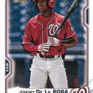 Jeremy De La Rosa 2021 Bowman Prospects #BP-25 Washington Nationals Baseball Card