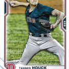 Tanner Houck 2021 Bowman Rookie #21 Boston Red Sox Baseball Card Tanner Houck 2021 Bowman Rookie #21 Boston Red Sox Baseball Card