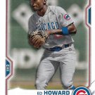 Ed Howard 2021 Bowman Prospects #BCP-12 Chicago Cubs Baseball Card Ed Howard 2021 Bowman Prospects #BCP-12 Chicago Cubs Baseball Card