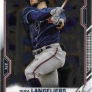 Shea Langeliers 2021 Bowman Chrome Prospects #BCP-28 Atlanta Braves Baseball Card