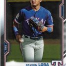 Bayron Lora 2021 Bowman Chrome Prospects #BCP-139 Texas Rangers Baseball Card