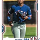 Bayron Lora 2021 Bowman Prospects #BP-139 Texas Rangers Baseball Card