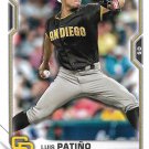 Luis Patino 2021 Bowman Rookie #44 San Diego Padres Baseball Card