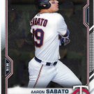 Aaron Sabato 2021 Bowman Chrome Prospects #BCP-125 Minnesota Twins Baseball Card Aaron Sabato 2021 Bowman Chrome Prospects #BCP-125 Minnesota Twins Baseball Card
