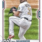 Max Scherzer 2021 Bowman #39 Washington Nationals Baseball Card Max Scherzer 2021 Bowman #39 Washington Nationals Baseball Card