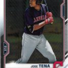 Jose Tena 2021 Bowman Chrome Prospects #BCP-128 Cleveland Indians Baseball Card