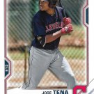 Jose Tena 2021 Bowman Prospects #BP-128 Cleveland Indians Baseball Card