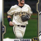 Brice Turang 2021 Bowman Chrome Prospects #BCP-10 Milwaukee Brewers Baseball Card