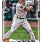Mike Yastrzemski 2021 Bowman #64 San Francisco Giants Baseball Card