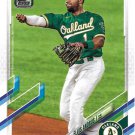 Elvis Andrus 2021 Topps #651 Oakland Athletics Baseball Card