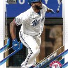 Sherten Apostel 2021 Topps Rookie #358 Texas Rangers Baseball Card