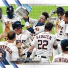 Houston Astros 2021 Topps #656 Baseball Team Card