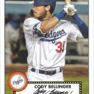 Cody Bellinger 2021 Topps 1952 Redux #T52-22 Los Angeles Dodgers Baseball Card Cody Bellinger 2021 Topps 1952 Redux #T52-22 Los Angeles Dodgers Baseball Card