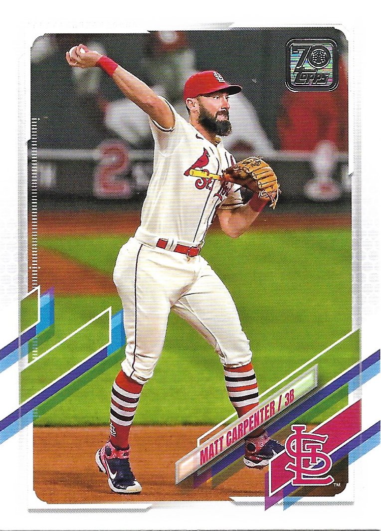 Matt Carpenter 2021 Topps #566 St. Louis Cardinals Baseball Card