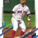 Michael Chavis 2021 Topps #491 Boston Red Sox Baseball Card