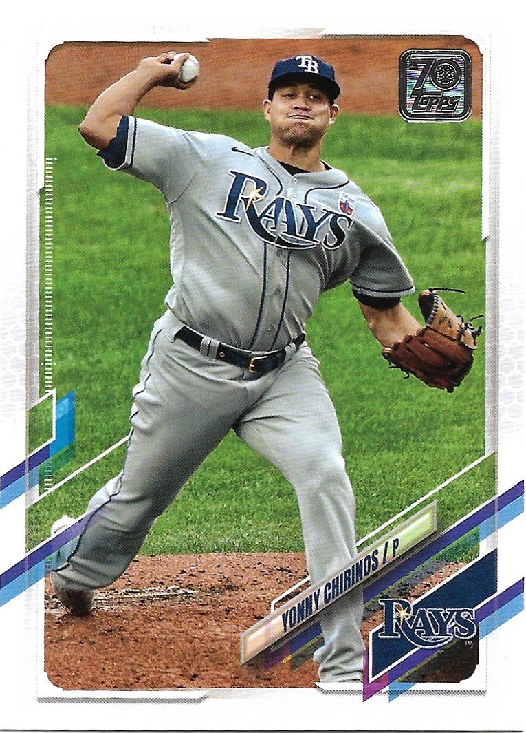 Ji-Man Choi 2021 Topps #511 Tampa Bay Rays Baseball Card