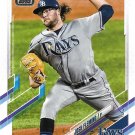 Josh Fleming 2021 Topps Rookie #526 Tampa Bay Rays Baseball Card Josh Fleming 2021 Topps Rookie #526 Tampa Bay Rays Baseball Card