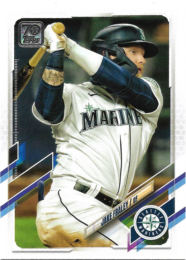 Jake Fraley 2021 Topps #402 Seattle Mariners Baseball Card