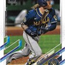Ben Gamel 2021 Topps #458 Milwaukee Brewers Baseball Card