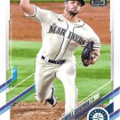 Kendall Graveman 2021 Topps #340 Seattle Mariners Baseball Card Kendall Graveman 2021 Topps #340 Seattle Mariners Baseball Card