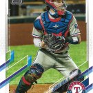 Jonah Heim 2021 Topps Rookie #628 Texas Rangers Baseball Card