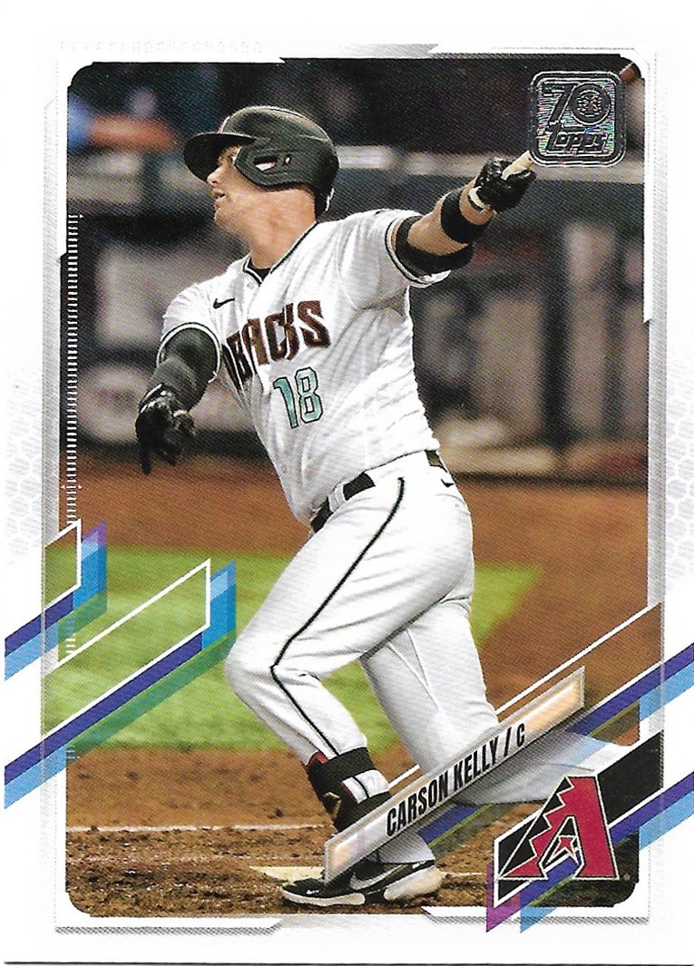 Carson Kelly 2021 Topps #447 Arizona Diamondbacks Baseball Card