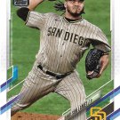 Dinelson Lamet 2021 Topps #418 San Diego Padres Baseball Card