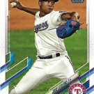 Jose Leclerc 2021 Topps #396 Texas Rangers Baseball Card