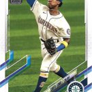 Shed Long 2021 Topps #345 Seattle Mariners Baseball Card