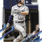 Brandon Lowe 2021 Topps #334 Tampa Bay Rays Baseball Card