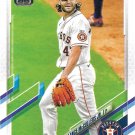 Lance McCullers Jr. 2021 Topps #610 Houston Astros Baseball Card Lance McCullers Jr. 2021 Topps #610 Houston Astros Baseball Card