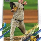Adrian Morejon 2021 Topps #518 San Diego Padres Baseball Card
